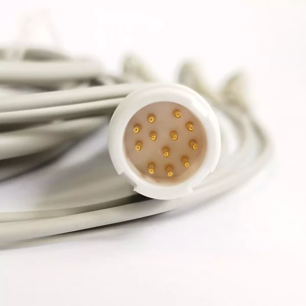 PHILIPS Cable troncal ECG 3 LEAD, Tipo SNAP, 12 PINS  - Imagen 2