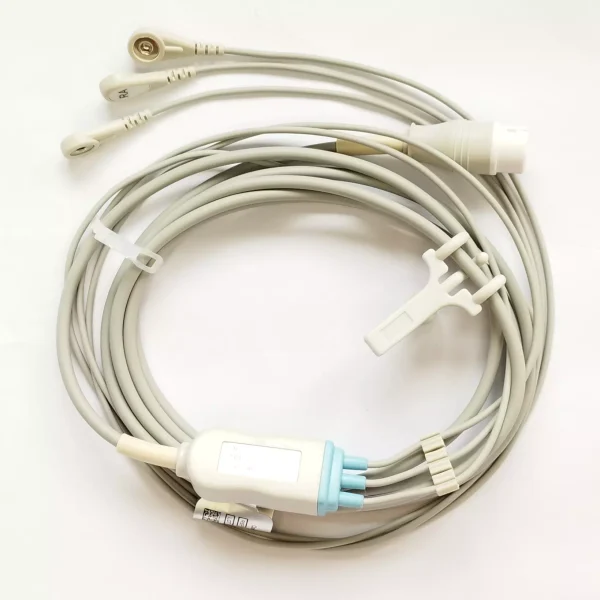 PHILIPS Cable troncal ECG 3 LEAD, Tipo SNAP, 12 PINS 