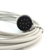 NIHON KOHDEN Cable ECG 3 LEADS Tipo PINZA 11 PINS - Imagen 2