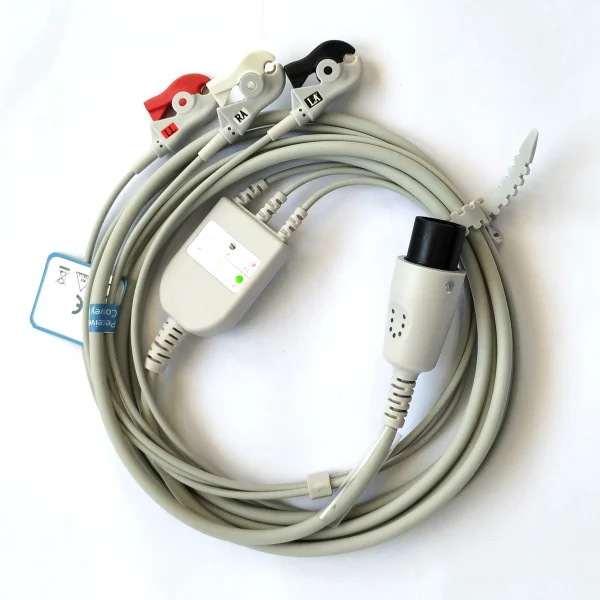 MINDRAY Cable ECG 3 LEADS Tipo PINZA COMPLETO